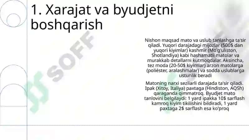 Ayollar kiyimlari uchun fason va gazlama tanlash 3