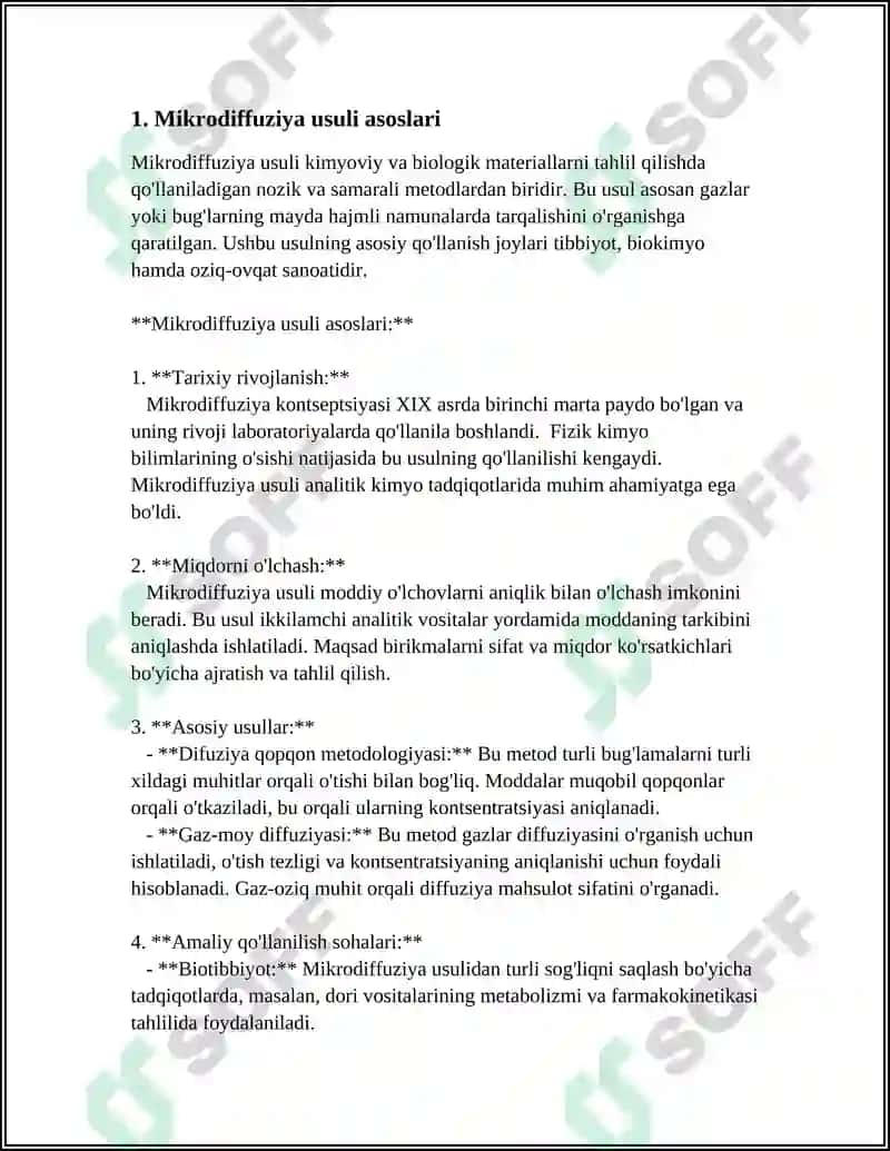 UCHUVCHI ZAHARLARNI MIKRODIFFUZIYA USULIDA TAHLILI 3