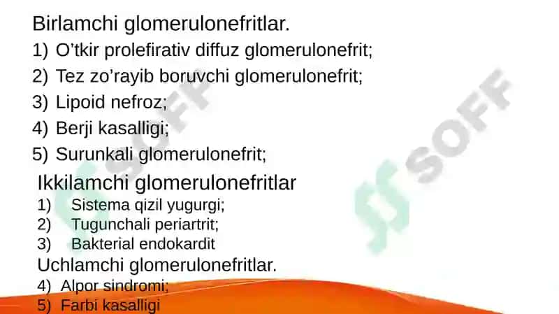 Glomerulonefrit 3