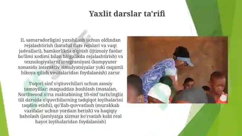 Integratsiyalashgan darslarning samaradorligini oshirish va taʼlim prinsiplari 3