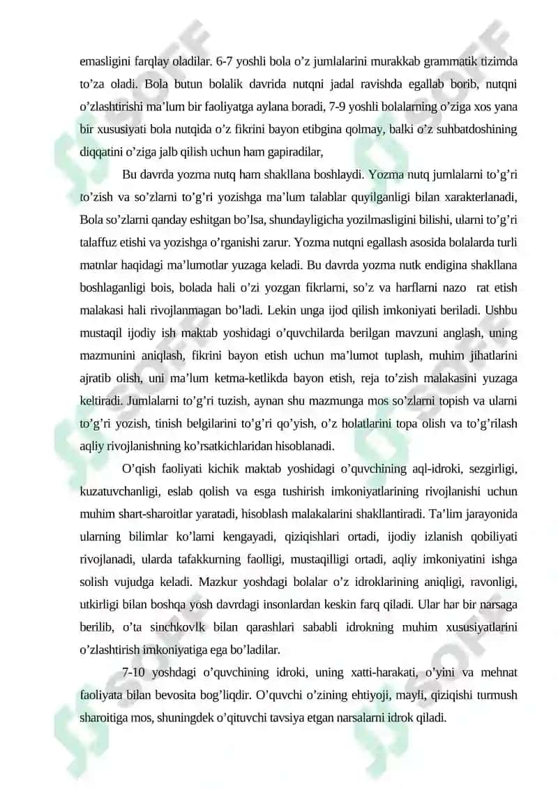 Kichik maktab o’quv jamoasida shaxslar aro munosabatlar 3