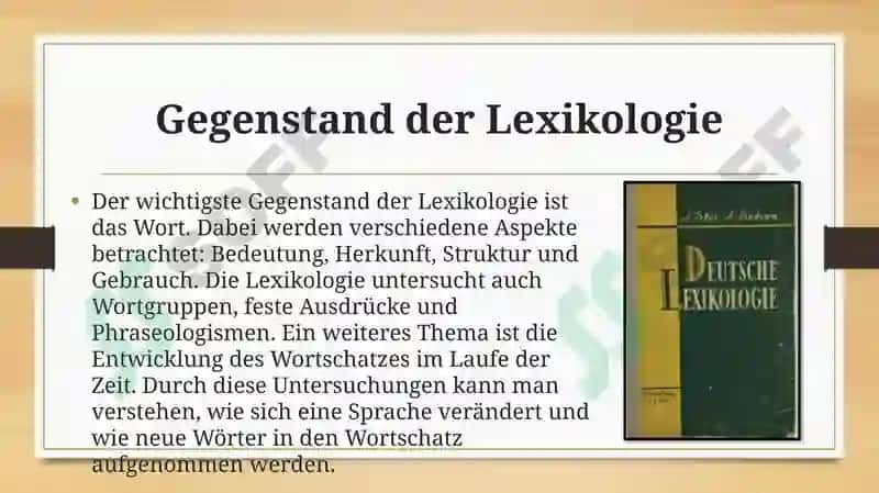 Lexikologie als Wissenschaft 3