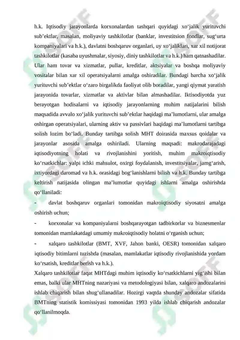 Milliy hisoblar tizimi: holati va istiqbollari 3