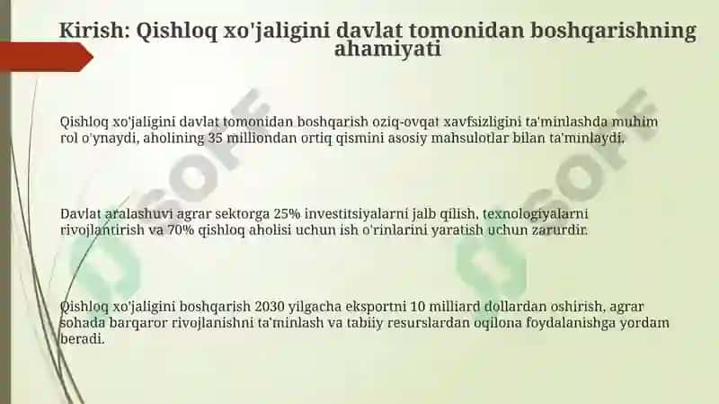 Qishloq xõjaligini davlat yoli bilan boshqarish 3