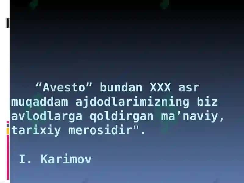 Avesto 3