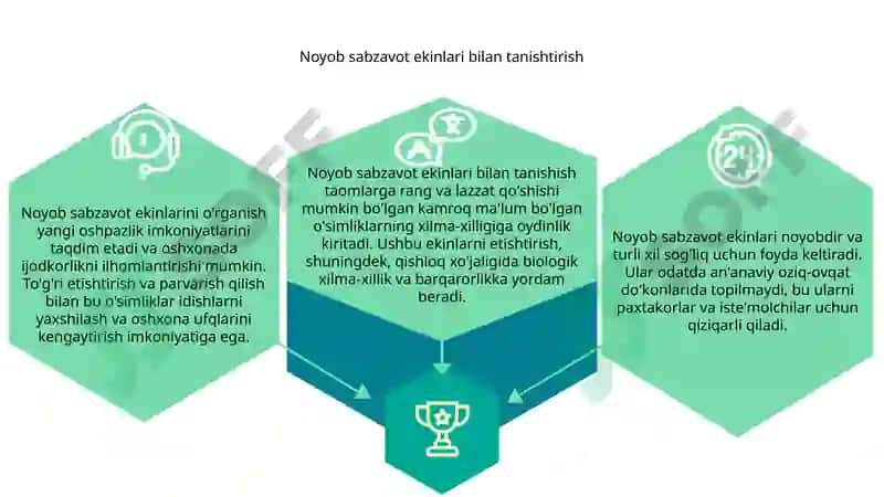 Noyob sabzavot ekinlari tanishtirish 3