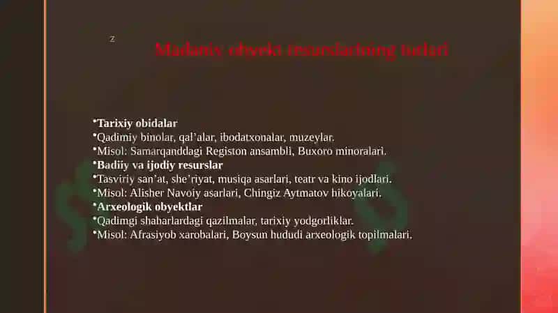 Madaniy obyekt resurslari 3