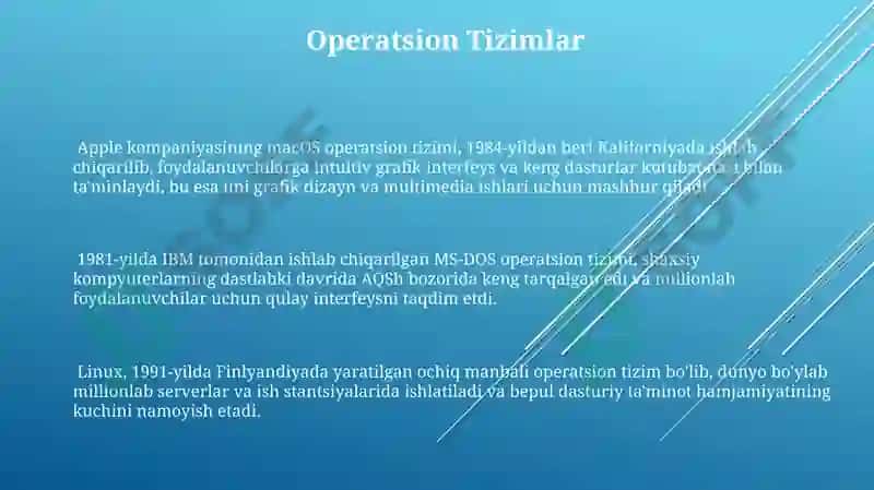 Shaxsiy kompyuterning dasturiy taminoti va uning turlari 3