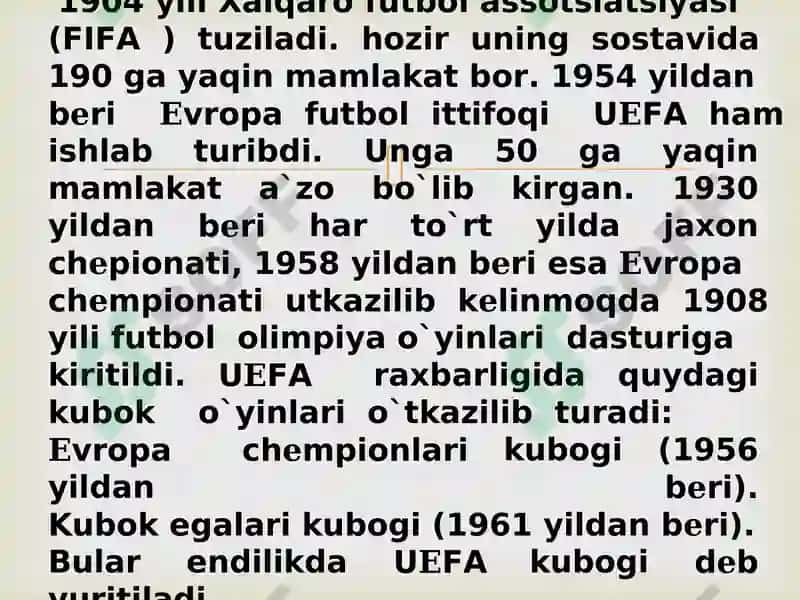 FUTBOL O’YIN QOIDALARI 3