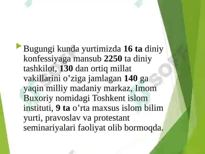 ZAMONAVIY DINIY HARAKATLAR VA SEKTALAR 3
