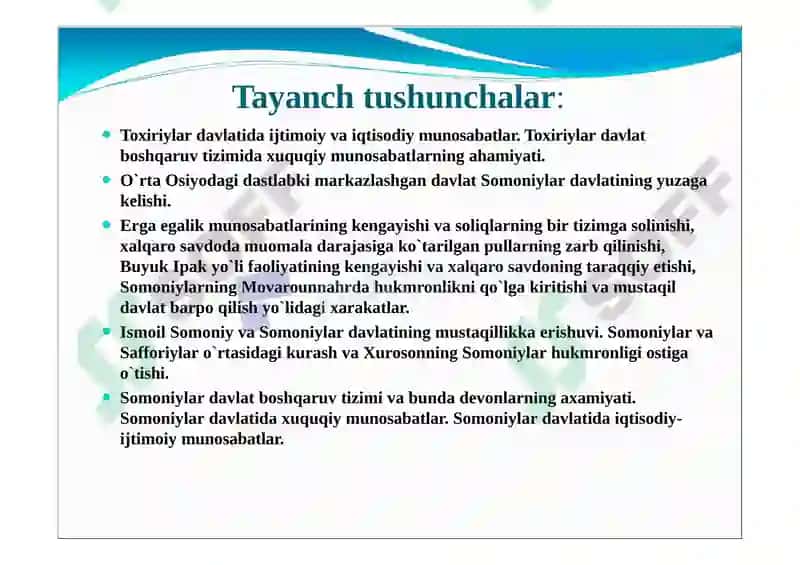 Tohiriylar, Somoniylar, Qoraxoniylar, Ğaznaviylar, Saljuqiylar, Qoraxitoylar davri tarixiy geografiyasi 3