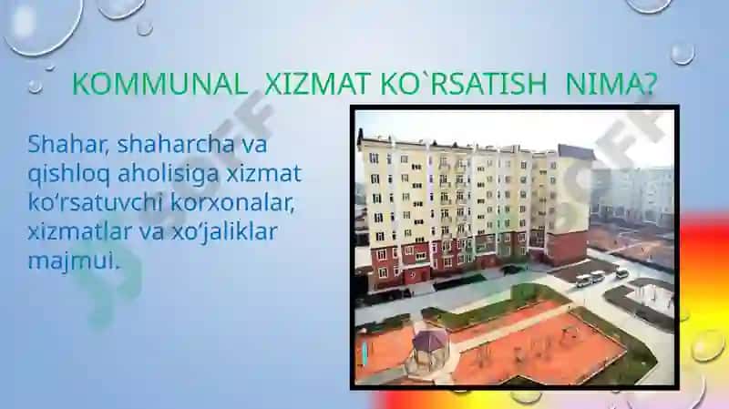FEVRAL OYI-KOMMUNAL XIZMAT KO`RSATISH SOHASI KASBLARI OYLIGI 3