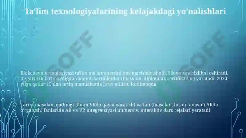 Integratsiyalashgan namunaviy dars ishlanmalarini tuzish texnologiyasi 3