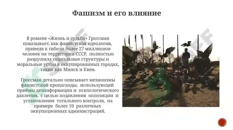 Война и мир в изображении В.С.Гроссмана («Жизнь и судьба») 3