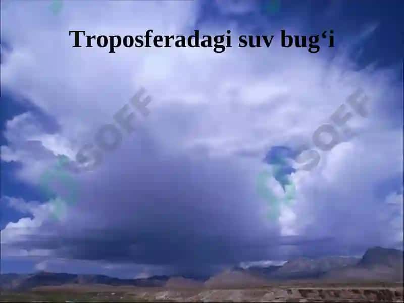Havodagi suv bug‘i 3
