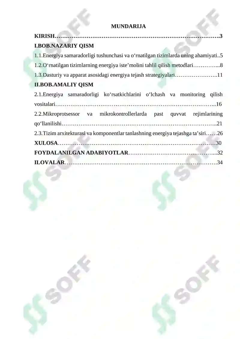 O‘RNATILGAN TIZIMLARDA ENERGIYA SAMARADORLIGINI OSHIRISH USULLARI 3