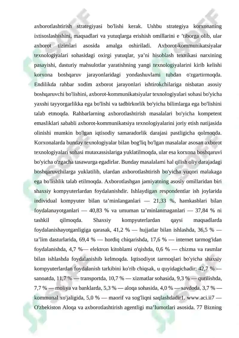 Axborot texnologiyalari sohasi 3
