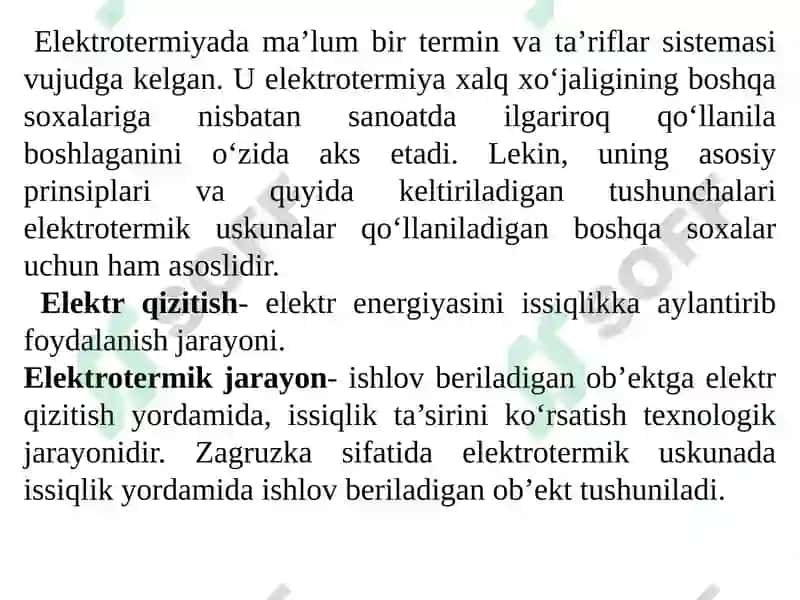 ELEKTROTERMIK USKUNALAR NAZARIYASI VA HISOBLASH ASOSLARI 3