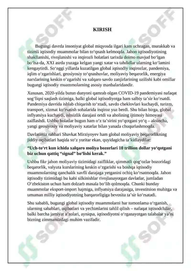 Jahonning global iqtisodiy muammolari 3