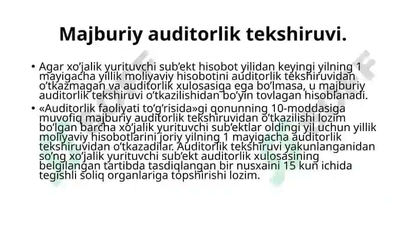AUDITORLIK FAOLIYATINING TASHKILIY ASOSLARI 3