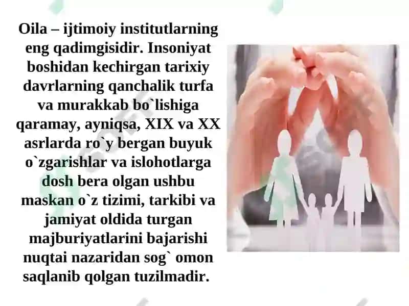 Oilapsixologiyasi fanining predmeti va vazifalari 3