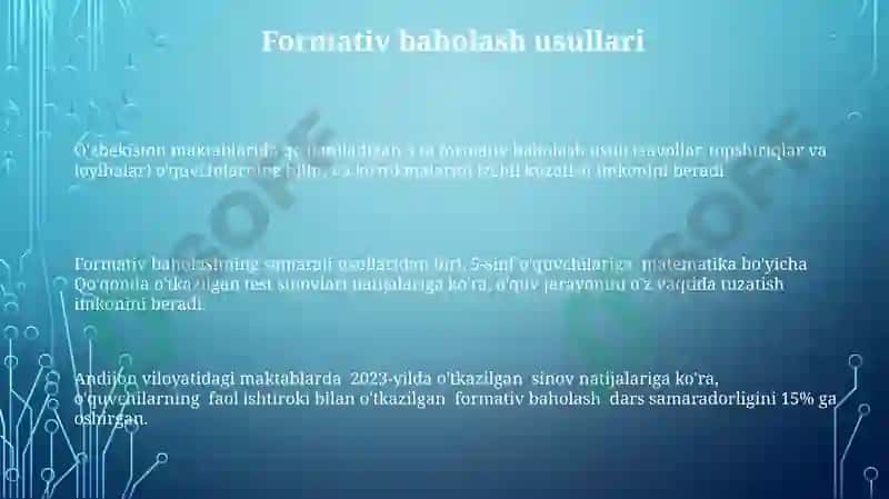 Formativ va summativ baholash usullari 3
