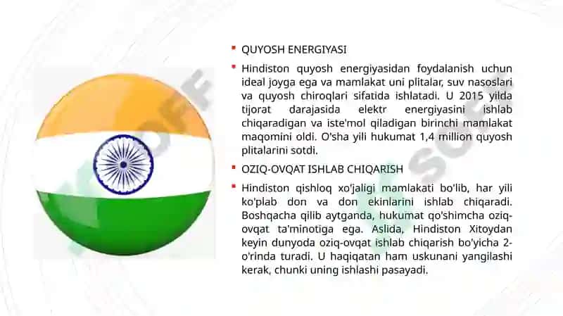 Hindistonning Swot tahlili 3