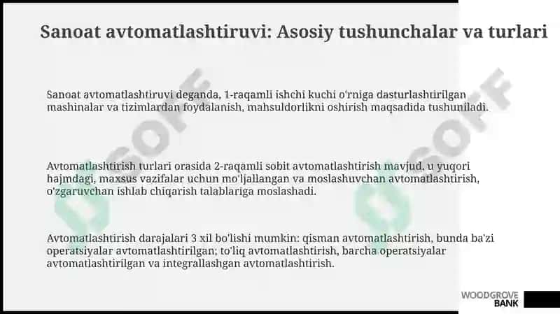 Sanoatni avtomatlashtirish 3