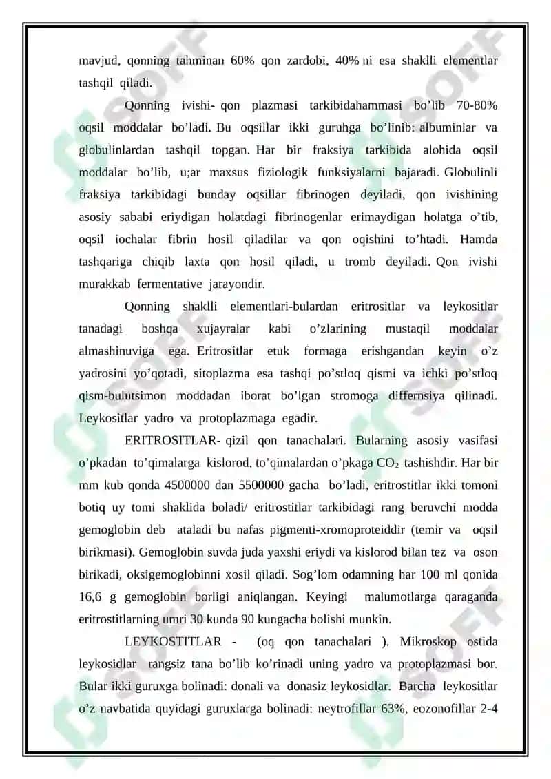 QON AYLANISH SISTEMASINING FIZIK ASOSLARI 3