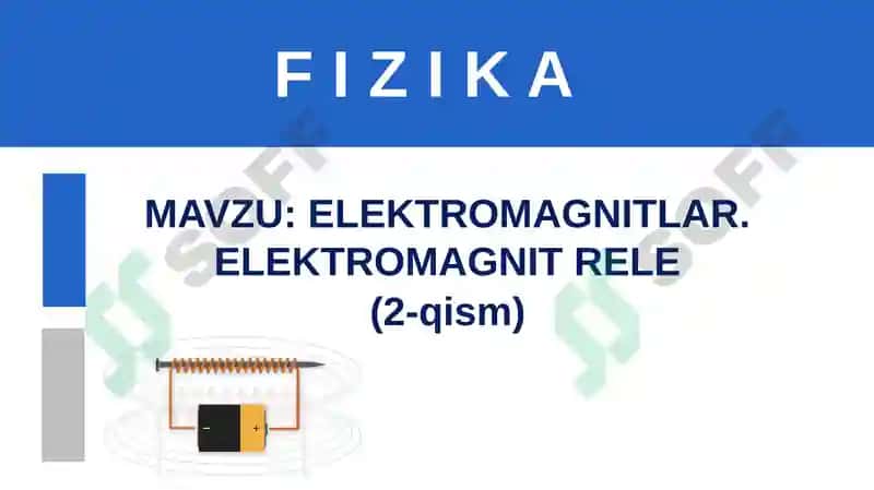 Elektromagnitlar, Elektromagnit rele 3