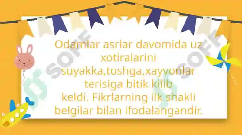 Qoģoz va karton bilan ishlash darslarining mazmuni 3