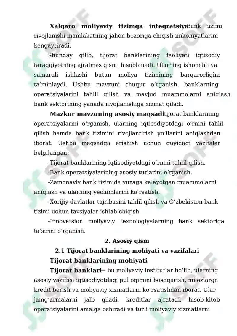 TIJORAT BANKLARI VA UNING APERATSIYALARI 3