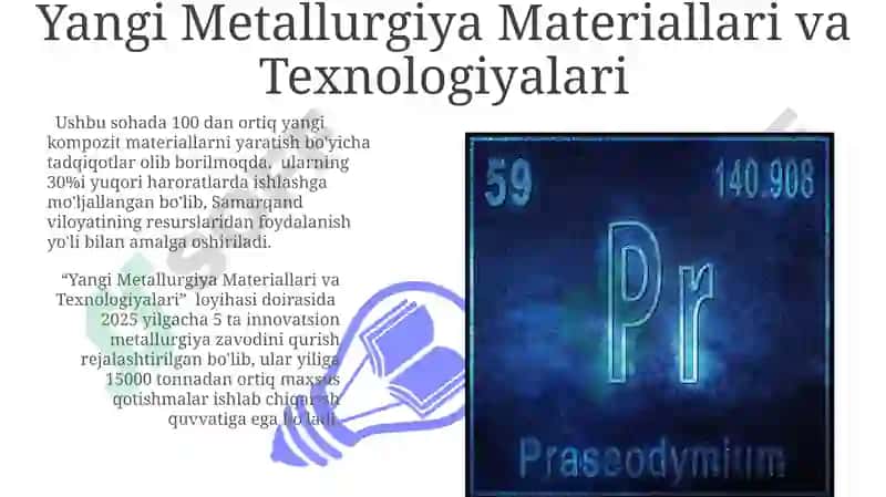Yangi Metallurgiya Materiallari va Texnologiyalari 3