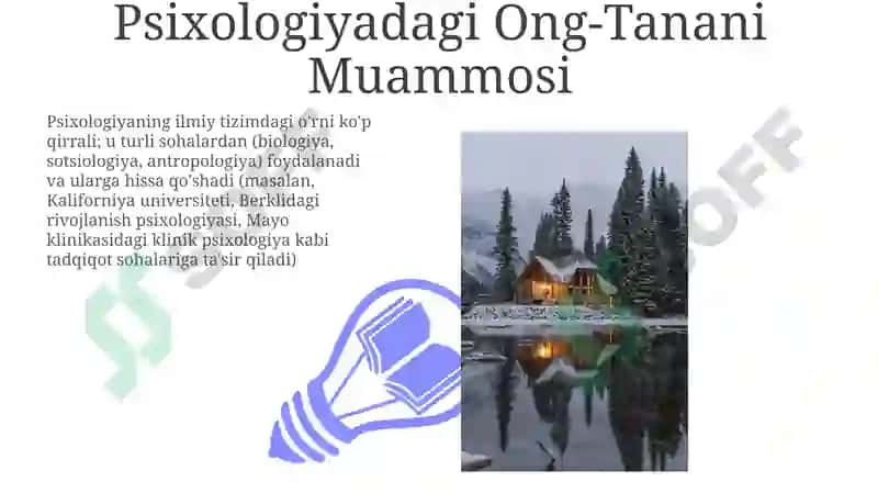 Psixologiya fanining predmeti va fanlar tizimida tutgan oʻrni 3