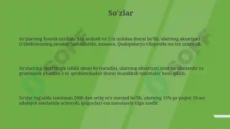 So'zlar 3