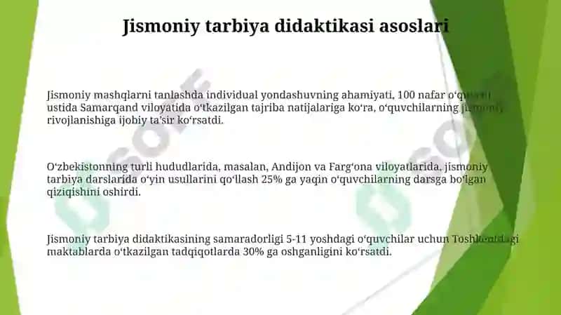 Jismoniy tarbiyaning didaktik tamoyillari 3