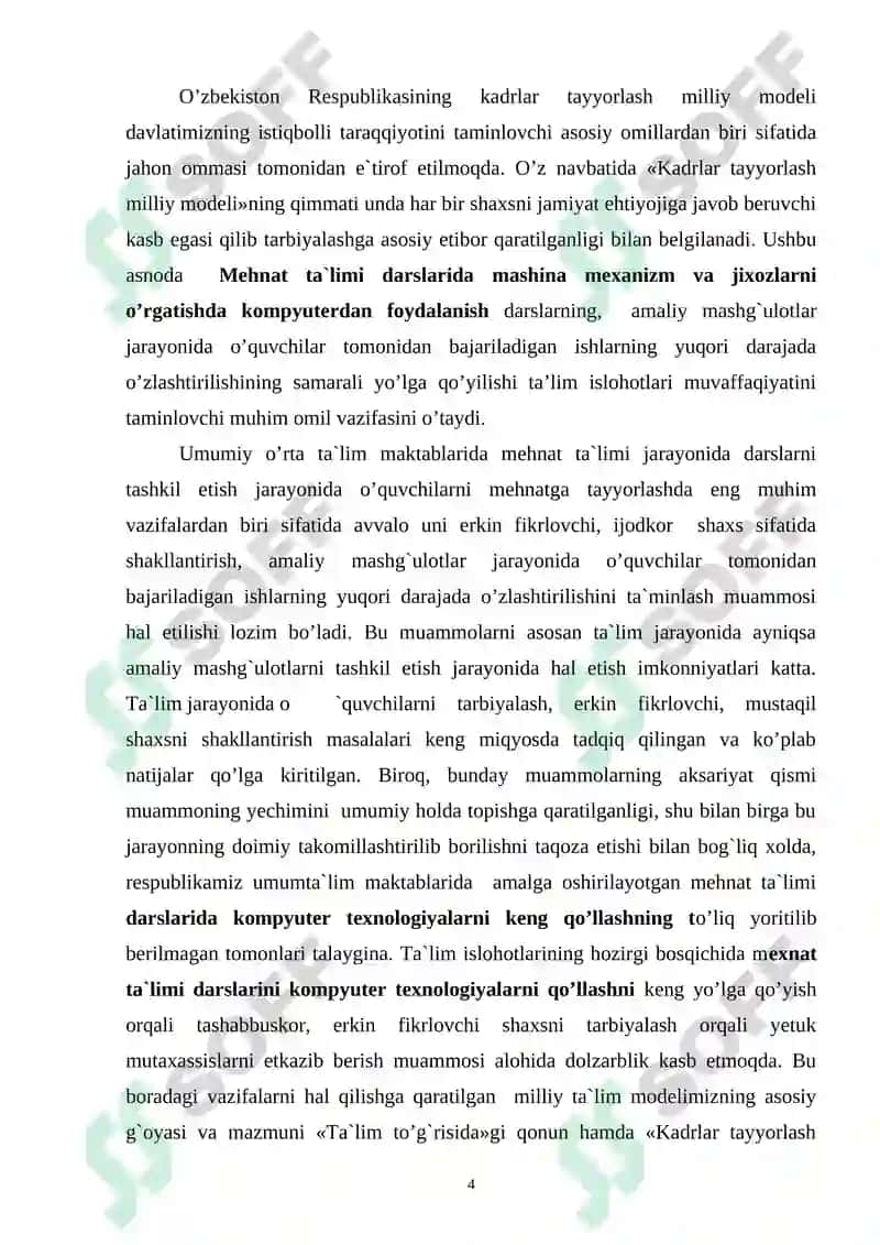 . MASHINA MEXANIZM VA JIHOZLARNI O’RGATISHDA KОMPYUTЕRLARNI  QO`LLASHNING NAZARIY ASОSLARI 3
