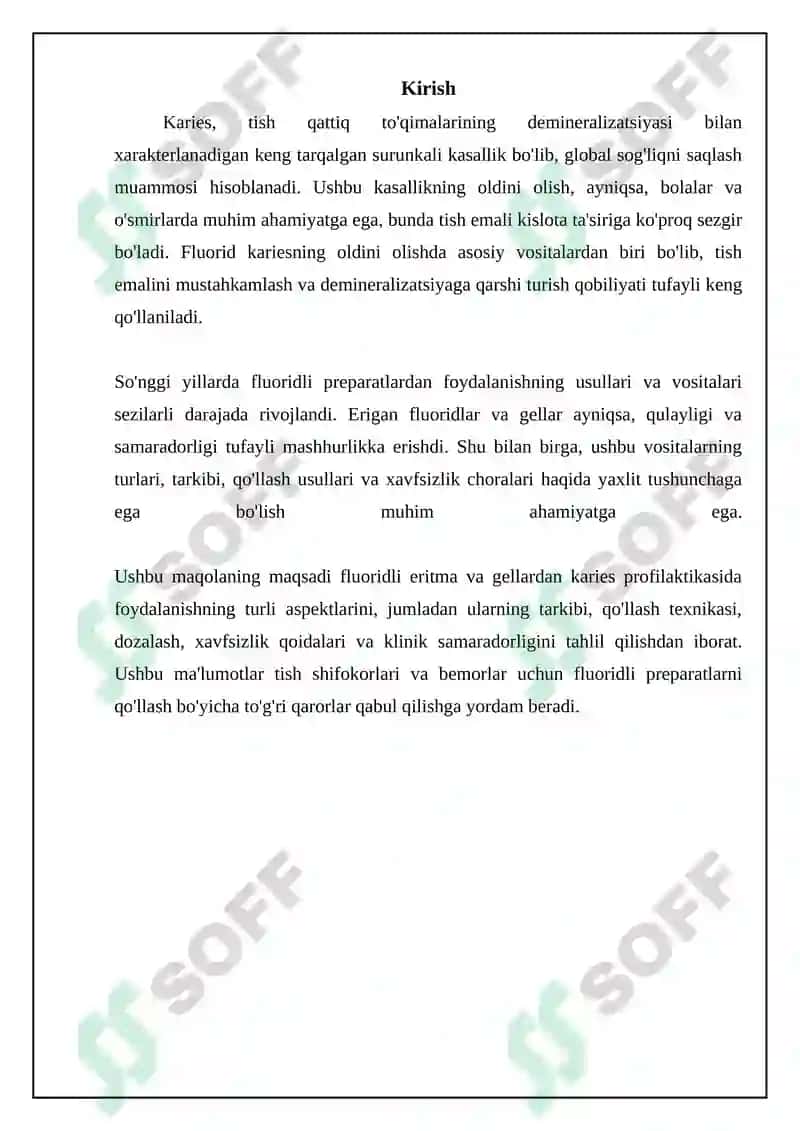 Karies profilaktikasi ftor saqlovchi priparatlar 3