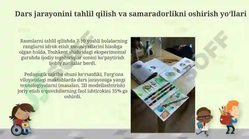 Boshlang'ich sinif tasviriy san'at darslarini ilmiy-pedagogik metod asosida o'rganish 3