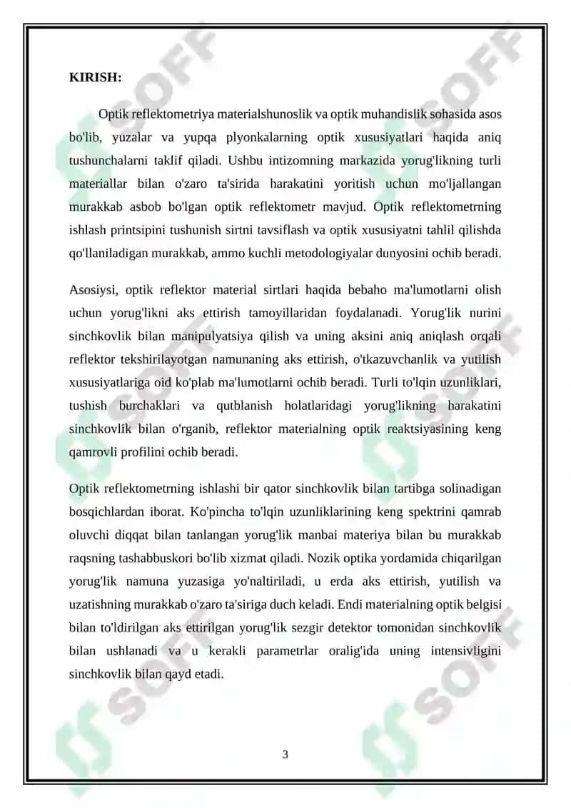 Optik reflektometrning ishlash printsipi 3