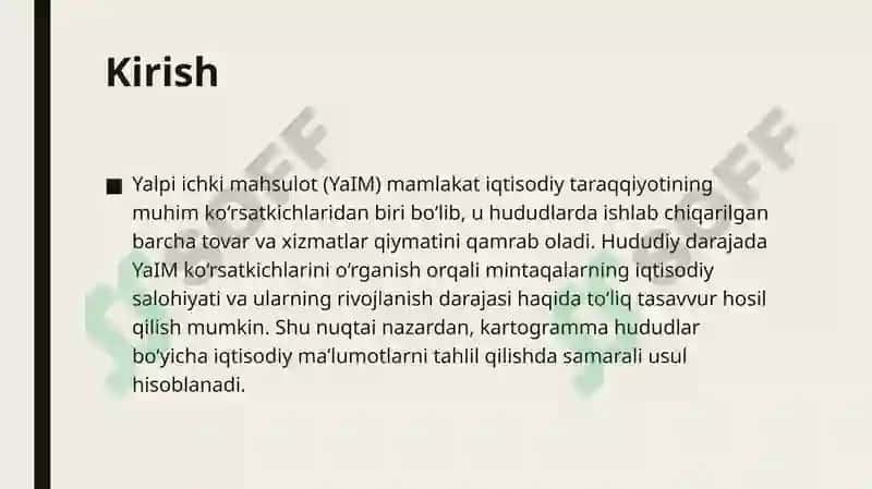 Yalpiich kimahsulot (YaIM) 3