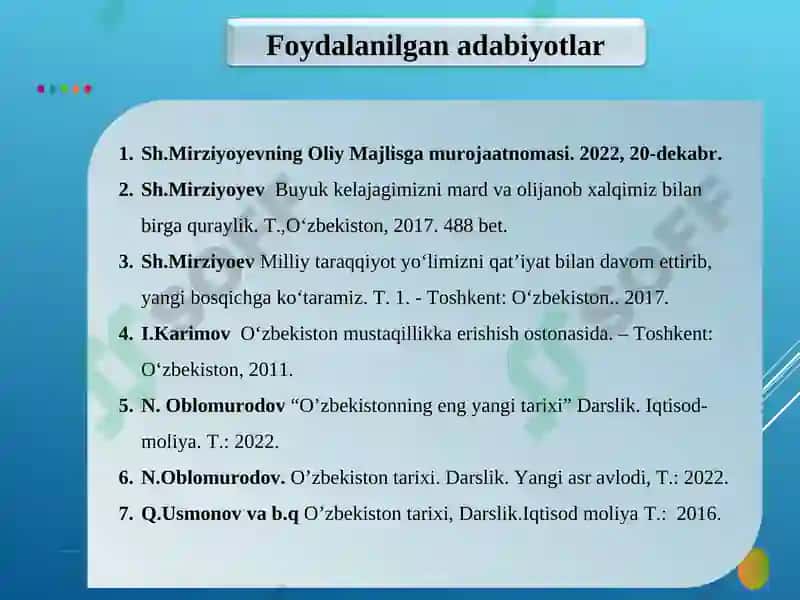 O‘zbekistonning eng yangi tarixi 3