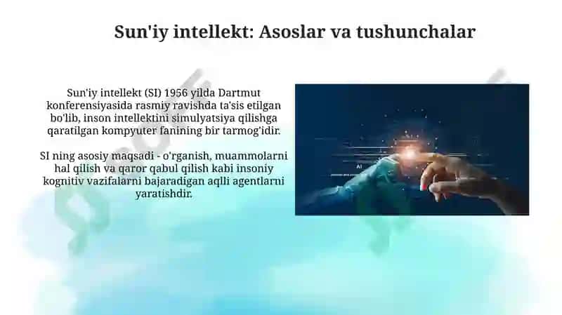 Sun'iy intellekt: Asoslar va tushunchalar 3