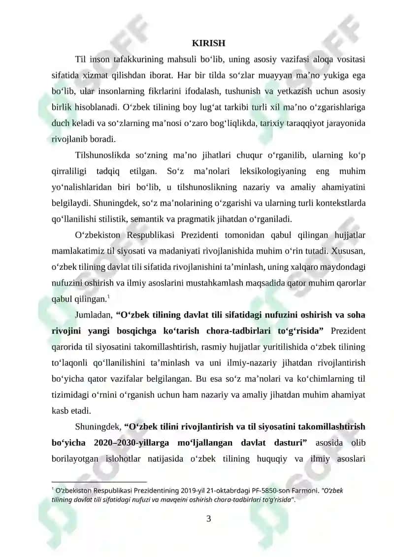 O‘zbek tilida so‘z ma‘nolari. Ko‘chimlar 3