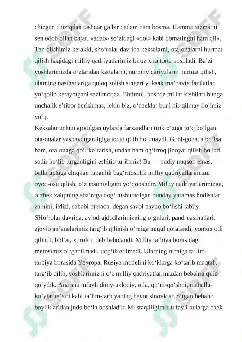 Yuksak ma'naviyatli shaxsni shakllantirish zarurati va uning falsafiy jihatlari 3