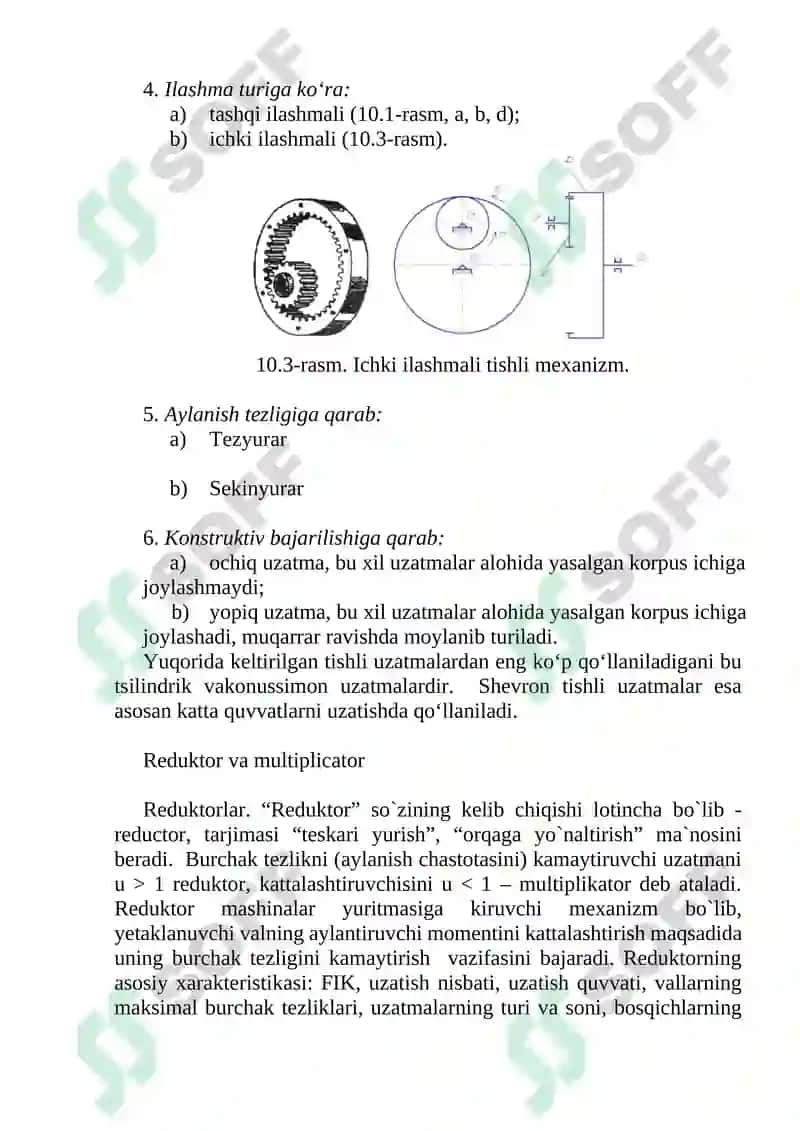 TISHLI MEXANIZMLAR. 3