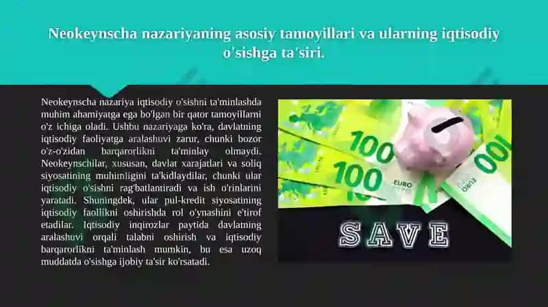 Iqtisodiyo’sishning neokeynscha modellari 3