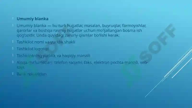 Blankalar – bosma ish qog‘ozlari qanday bo‘lishi kerak? 3