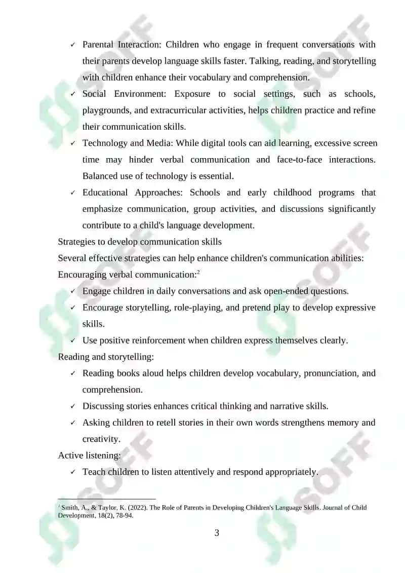 Developing Communication Skills of Children 3