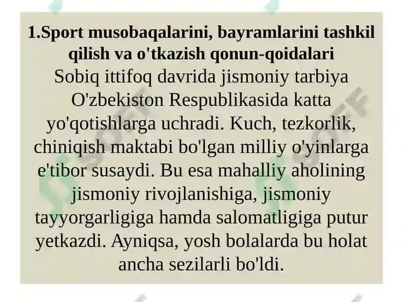 5-Mavzu: Sportbayramlarini tashkil qilish va o‘tkazish 3